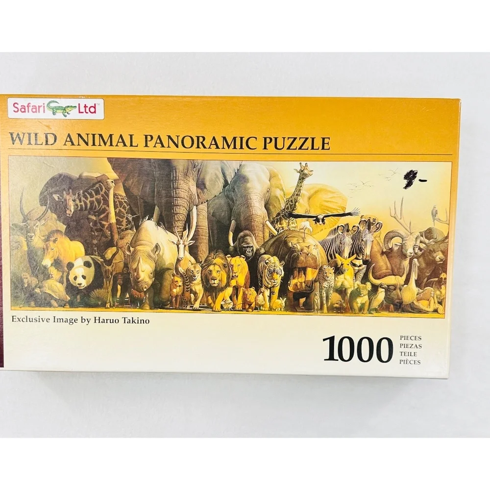 NIB, Animal Panoramic 1000 Puzzle, Image by Haruo‎ Takino